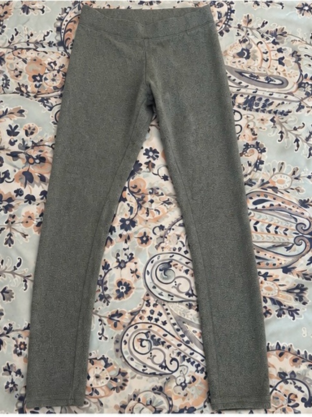 Old Navy Girls' Olive Green Knit Leggings